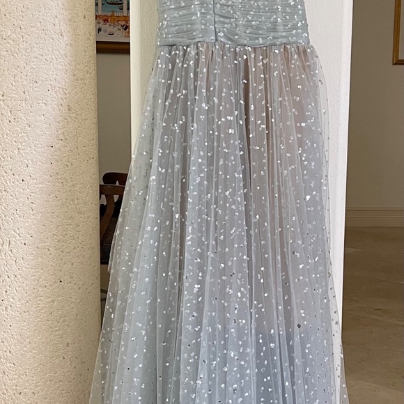 ÉDITION GEMY MAALOUF Shimmery Tulle Long Dress - Picture 5 of 6
